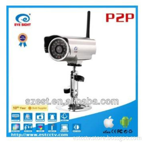 Outdoor IPCAM, 1 MP P2P IP Camera Waterproof